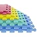 Stalwart Foam Mat Floor Tiles, Interlocking EVA Foam Padding