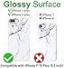 A-Focus Case for iPhone 8 Plus Marble Case, iPhone 7 Plus Case, IMD Design White Marble Pattern Stone Texture Soft Flexible TPU Slim Fit Cover Case for iPhone 7 Plus 8 Plus 5.5 inch Glossy Gray 2