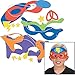 Superhero Masks Craft Kits (Makes 12) Self-Adhesive Foam Each 8 1/2