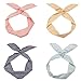 Twist Bow Wire Headbands, 6 Pcs Multicolor Hairbands Wrap Hair Accessory Fashion Hair Decoration for Women and Girls