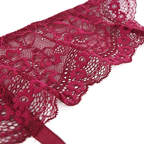 Varsbaby-Women-Push-Up-Set-di-Reggiseni-Lingerie-di-Pizzo-Calza-Reggicalze-Mutandine-Reggiseno-4pcsLot