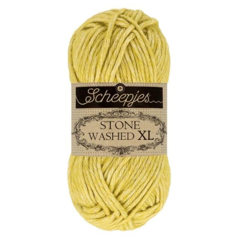 Scheepjes - Scheepjes Stone Washed XL 852 Lemon Quartz Yarn - 10x50g