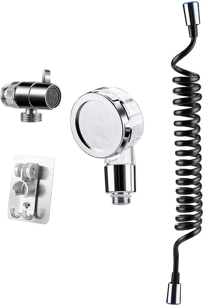 Jonerytime_ Hand Shower Quick Connect Sink Hose Spray Set for Hair Washing Pet Bath