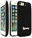 iPhone 7 Battery Charging Case, Bastex Slim Fit Black Hard Plastic Rechargeable High Capacity Battery Charger, 5200mAh, Durable Rugged Protective Case Cover for Apple iPhone 7