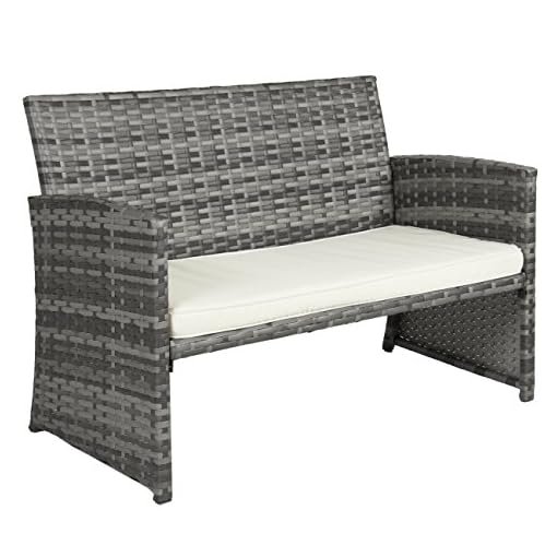 Best Choice Products 4Piece Outdoor Wicker Patio Conversation