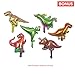 Dinosaur Party Supplies | 72 pcs for Birthday Decorations | Pre-Assembled Banner | Dino Party Pack Favors, Stickers, Inflatable Balloons and Tattoos. Perfect for Kids Jurassic World Theme Party
