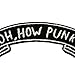 Oh How Punk Embroidered Applique Iron On Sew On Patch