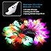 Halloween String Lights, YUNLIGHTS 14.7ft 40 LED Waterproof Ghost Light with 8 Modes, Battery Powered, Multicolor