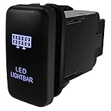Iztor 12V ON/Off Etched Push Button Switch with
