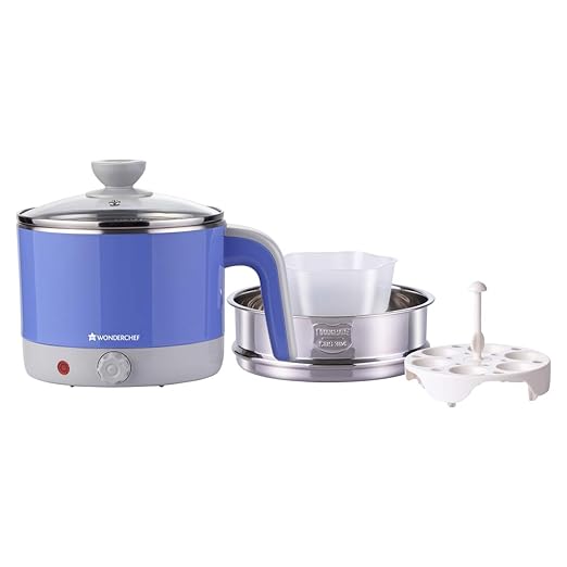 Wonderchef - 63152932 Luxe Multicook 1.2 L Kettle, Blue