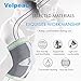VELPEAU Knee Brace - Best Knee Support with Patella Gel Pads & Side Stabilizers - Compressive Stabilized Sleeve of The Knee, Provides Relief of Pain, Weak, Swollen & Injured Knees - Gray, XX-Large