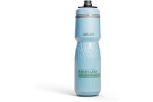 CamelBak Podium Chill Bike Insulated Squeeze Water Bottle Crystal Blue, 24oz