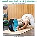 UpCircleSeven Yoga Wheel – Strongest & Most Comfortable Dharma Yoga Prop Wheel, Perfect Platform for Stretching and Improving Backbends, 12 x 5 Inch Basic (Blue)thumb 3