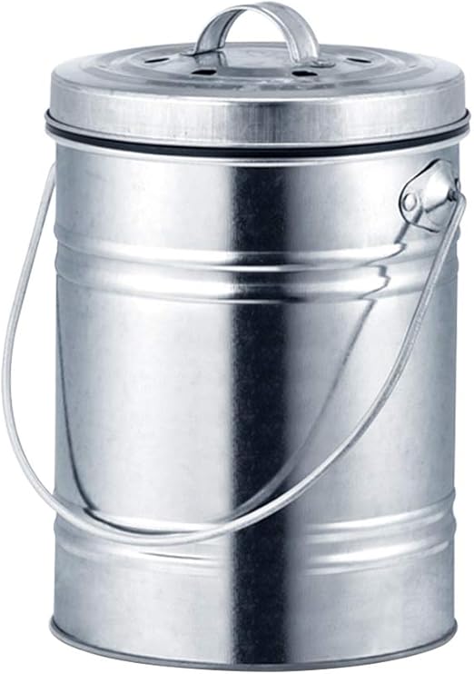 Stainless Steel Compost Bin Charcoal Filter Compost Bucket For