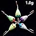 Krazywolf 25 Pieces Glow in Dark Ice Fishing Jig Kit