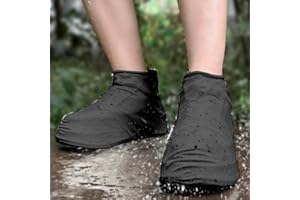 Outdoor Latex Rain Boots Portable,Waterproof Shoe Covers Anti-slip and Wear-resistant