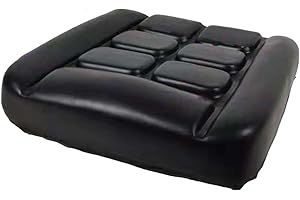 Almencla PU Leather Tractor Seat, Universal Forklift Seat, Soft, Breathable, Concave and Convex