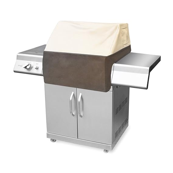 Outdoor Patio Island Grill Cover Rain Water / Sun Light