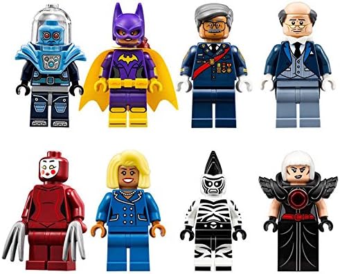 Lots8 Minifigure Alfred Commissioner Gordon Mayor Tan Batgirl Building BlocksToy