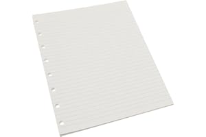 Filofax Notebooks A5 Ruled Journal Refill, Movable, 8 1/4 x 5 13/16 inches, 32 Cream Sheets Fits Filofax Refillable A5 (B152008U)