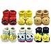 Wrapables Cute 3D Cartoon Anti-Skid Baby Booties Sock Slipper Shoes (Set of 6)Assorted, One Size