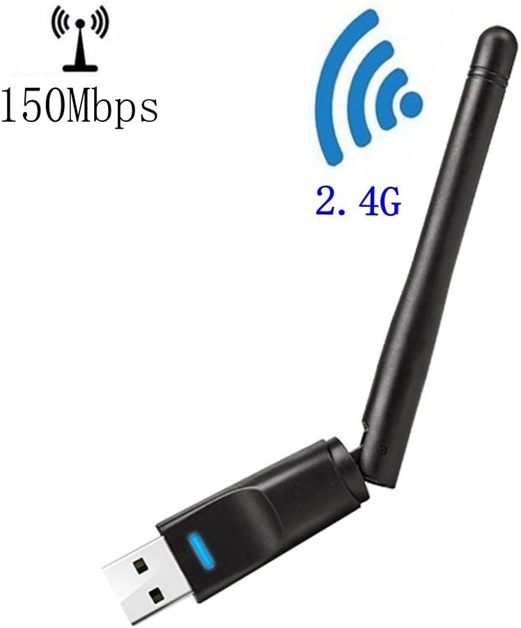 WifiHouse Wireless Wifi Dual Band USB Adapter with Dual High Gain Antennas for Windows 7/8/10/XP/Vista,LINUX and Mac OSX (3S4T)