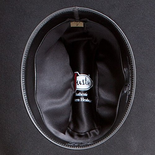 Justin Men's 3X Hills Hat, Black, 3/8 in Kuwait Whizz Cowboy Hats