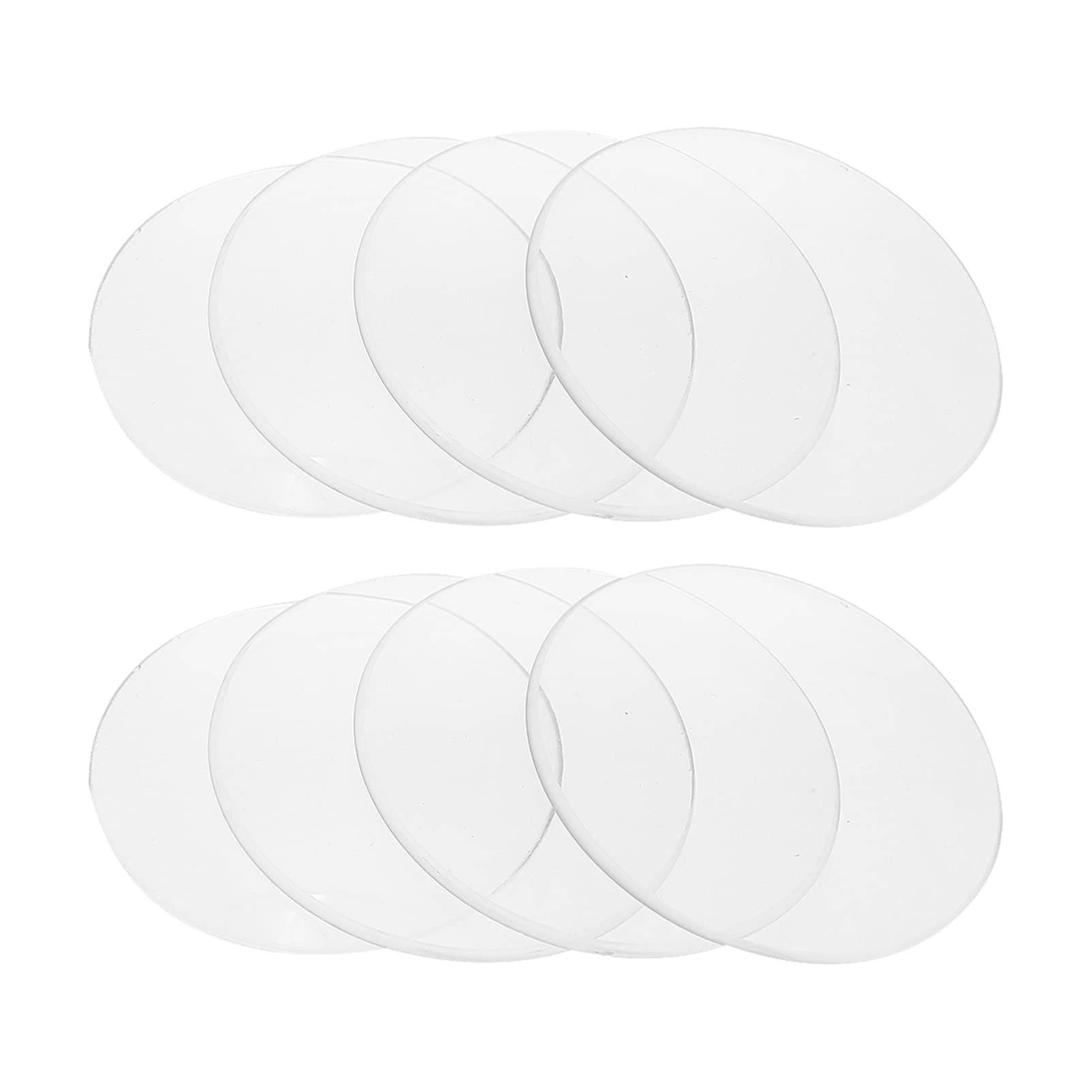 iplusmile 10pcs Laboratory Watch Glass Beaker Covers lab Teaching Watch Glass Evaporation Dish for Chemistry Class School Home Lab