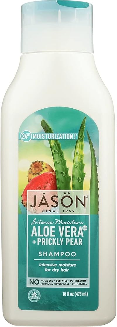 Jason Intense Moisture Aloe Vera Prickly Pear Shampoo 473ml Dry Hair Luster