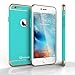 iPhone 6S Case, Tekcoo [Ttri Series] [Turquoise] iPhone 6 Case / 6S Case (4.7 inch) Ultra Thin Shock Absorbing Hybrid Slim Impact Defender Rugged Slim Protective Cover Shell & Extra Frame