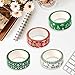 SANNIX 12 Rolls Christmas Washi Tapes 15mm Wide Christmas Masking Tape for Holiday Scrapbooking DIY Crafts