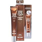 PRETTYSKIN Roll on Eye Cream with Caffeine and Stainless Steel ball Tip- Under Eye Roller Cream for Elasticity Wrinkles Puffiness Fine Lines-Korean eye cream 30ml/1.01fl.oz. (Caffeine)