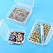 WXJ13 15 Pieces 3 Size Bead Storage Box Plastic Transparent Organizer
