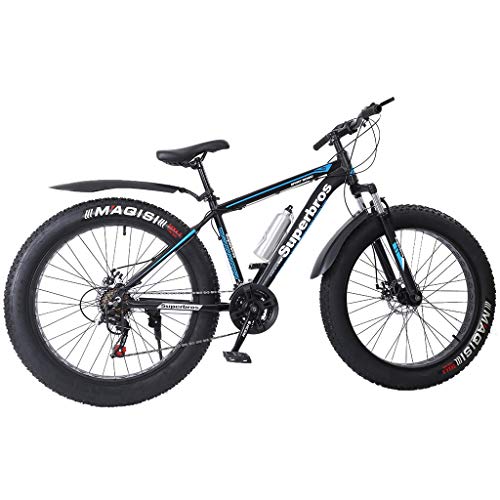 Fat Tire Mens Mountain Bike, 17-Inch/Medium High-Tensile Aluminum
