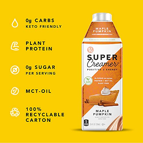 Kitu Super Coffee Plant Based Keto Coffee Creamer 0g Added Sugar, 2g