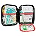 First Aid Kit - 170 Pieces Hard Case and Lightweight - Includes 2 x Eyewash,Instant Cold Pack,Emergency Blanket, CPR Face Mask for Travel, Home, Office, Vehicle, Camping, Workplace & Outdoor (Red)