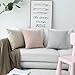 Home Brilliant Linen Pillow Covers 18x18 Decorative Throw Pillow Cover Burlap Lined for Couch Bench Patio Sofa, 2 Pack, 18x18 inch(45x45cm), Light Grey