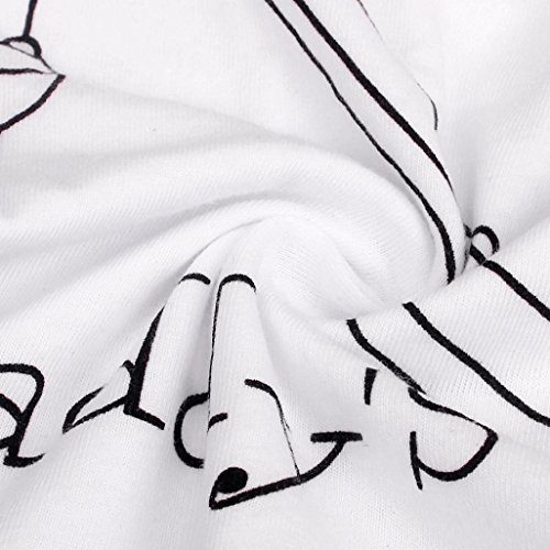 FEITONG Toddler Girl Boy Letter Print Pattern Short Sleeve Romper Bodysuit Shirt - Image 6
