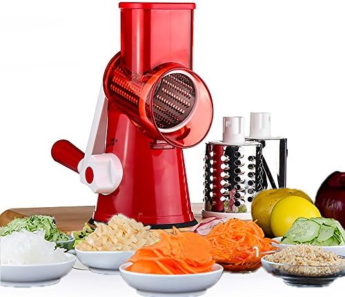 Manual Vegetable Slicer Shredder Dicer Chopper Grinder for Fruits, Nuts, Herbs, Onions, Garlic to Make Delicious Salad and Baby Food