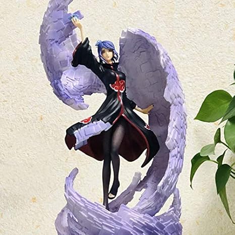 Amazon Com Dmcmx Figure Naruto Konan Akatsuki Ninjutsu Paper Dance Anime Game Character Model Static Character Desktop Decoration 39cm Bedside Computer Case Decoration Exquisite Home Kitchen