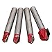 4pcs 1/4 Inch Shank Router Bit CNC Engraving V Groove Cutter
