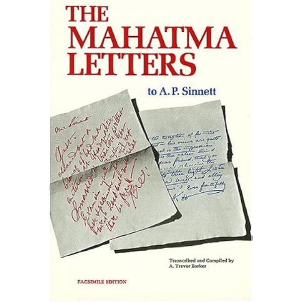 Amazon.com: Mahatma Letters to A P Sinnett: 9780835670135: Barker