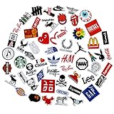 Brand Spitfire Mini Logo Stickers [58PCS] Waterproof Vinyl Stickers, Motorcycle Bicycle Luggage Laptop Decal Graffiti Patches Skateboard Bumper Stickers, No Duplicate Sticker Pack (Small Logo)
