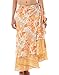 Wrap Around Skirt Wholesale lot of 5 Pcs Printed Reversible Two Layer By Rajrang,Multi Color,Long