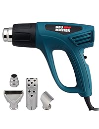 NEU MASTER N2190   Kit de pistola de calor con control de temperatura variable con protección contra sobrecarga, cuatro boquillas para deshacer pintura, tubos de flexión, iluminación para barbacoa