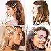 20Pcs Pearl Hair Clips Cute Acrylic Resin Hair Barrettes for Women Girls,Fashion Geometric Alligator Hair Pins Accessories for Valentines Day Birthday Wedding Party Headwear Styling Tools