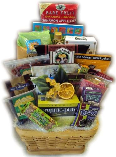Super Deluxe Heart Healthy Birthday Gift Basket by Well Baskets
