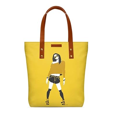 DailyObjects Rollergirl Classic Tote Bag-Multicolour