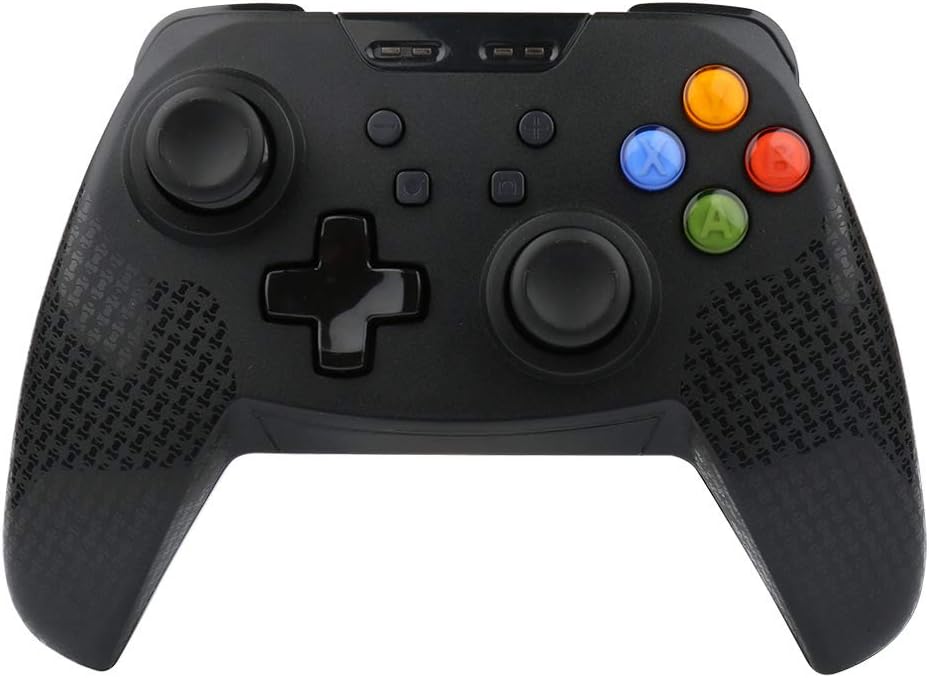 KUJIAN Wireless Switch Controller for Nintendo Switch Higher Cost Performance Double Shock Gamepad Built-in Gyro Sensor Motion Controls(Black)