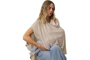 Solly Baby Nursing Cover, Ultra-Breathable, Lightweight Breastfeeding Cover-Up, Buttery-Soft Fabric, Universal Fit, Postpartum Essentials, Newborn Must Haves, Spelt